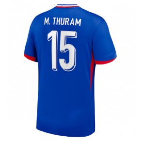 Frankrike Marcus Thuram #15 Hemmatröja EM 2024 Kortärmad